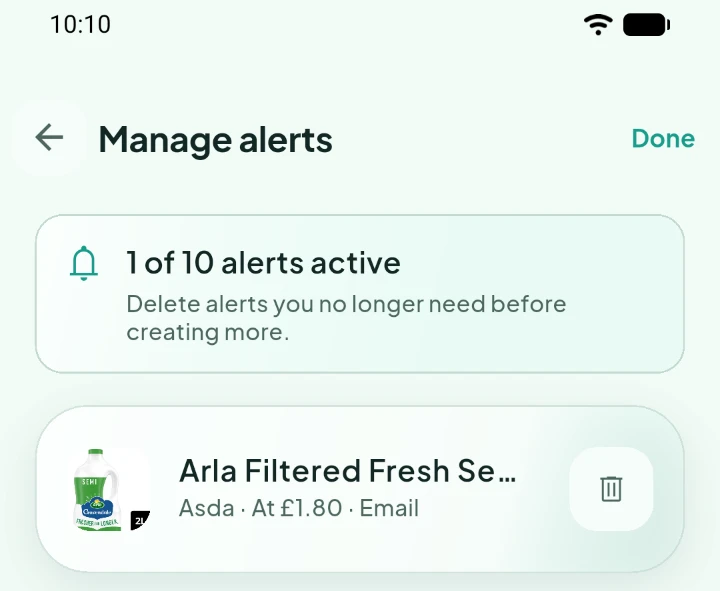 Review active alerts
