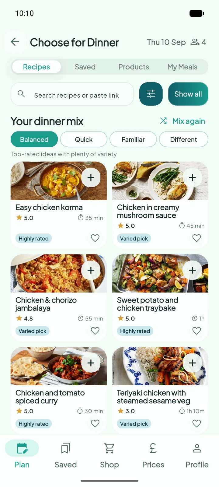 Silflay recipe search and recipe import on Android